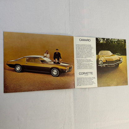 1971 Chevrolet Car Sales Brochure Catalog Corvette Vega Caprice Camaro DUTCH