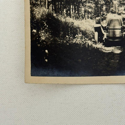 Vintage Photograph Photo Early Antique Car Automobile