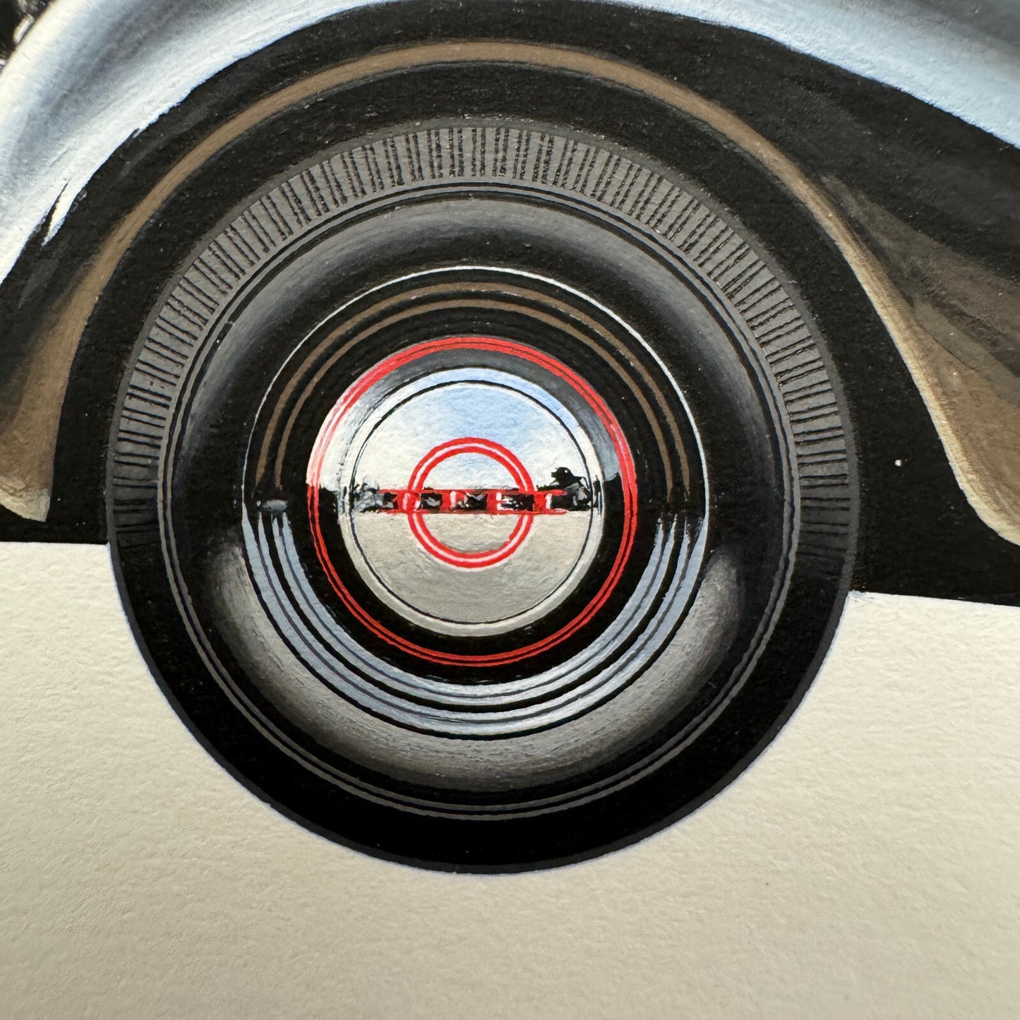 1938 Opel Admiral Cabriolet Glaser Car Illustration Art Drawing Hand Drawn