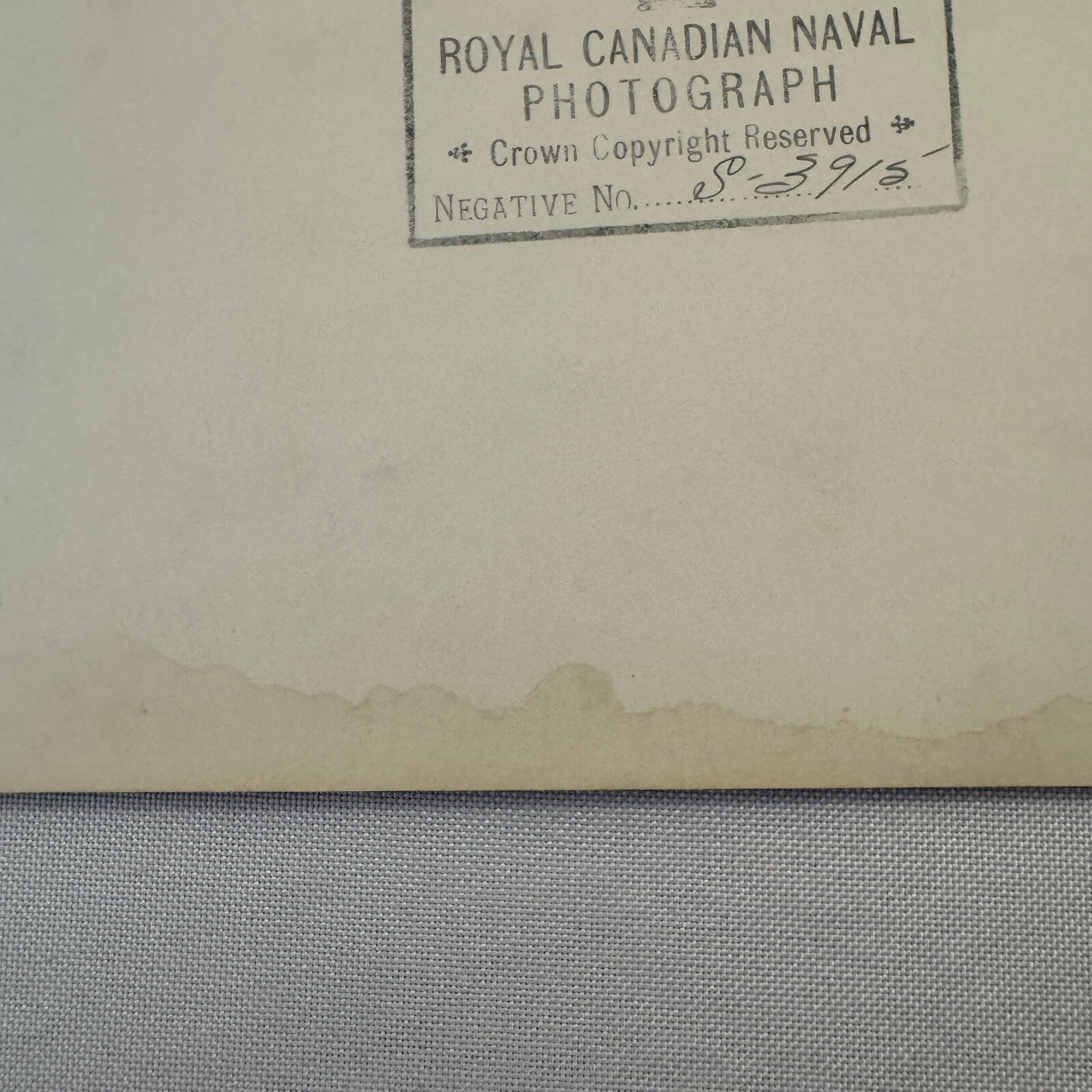 Royal Canadian Navy Military Ship Photo Photograph Vintage Destroyer Haida