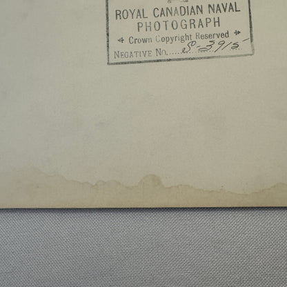 Royal Canadian Navy Military Ship Photo Photograph Vintage Destroyer Haida