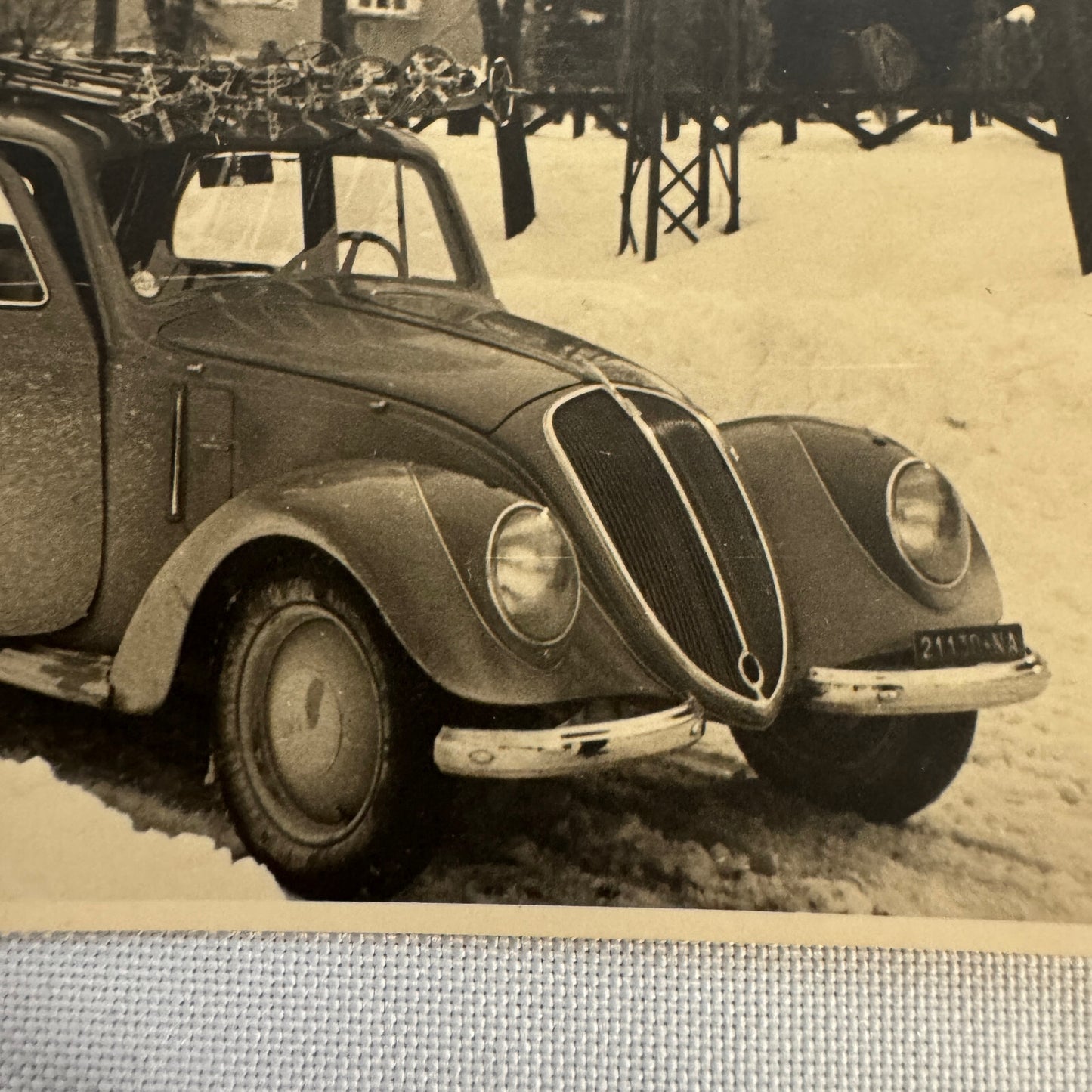 Vintage Automobile Car Photo Photograph European
