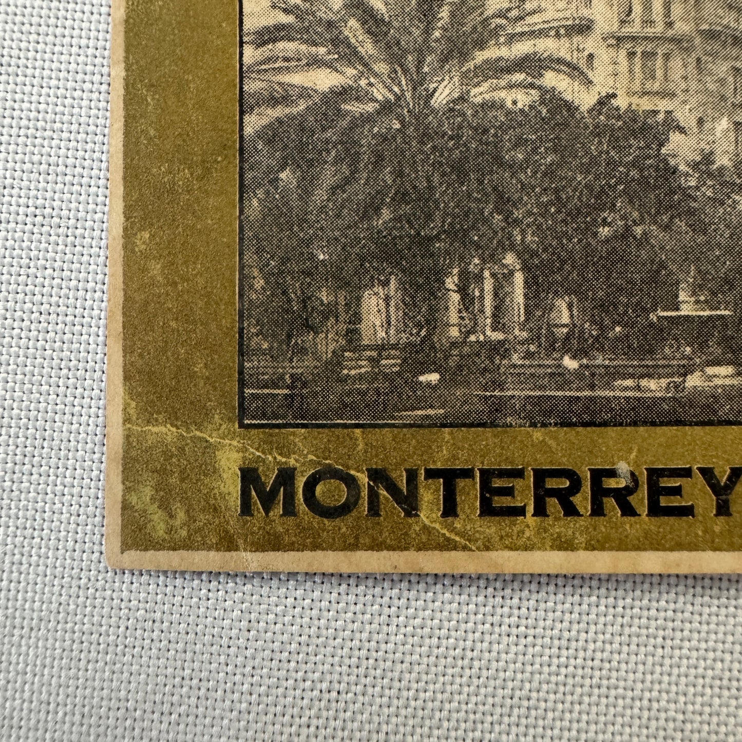 Vintage Hotel Travel Label Gran Hotel Ancira Monterrey Mexico Mexican