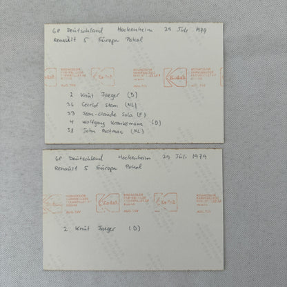 Renault 5 Alpine Racing Snapshot Photo Lot 8x Renault Alpine A310 1979