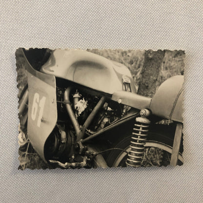 Vintage Motorcycle Racing Photo Photograph Germany Lot 4x Mike Duff Yamaha +