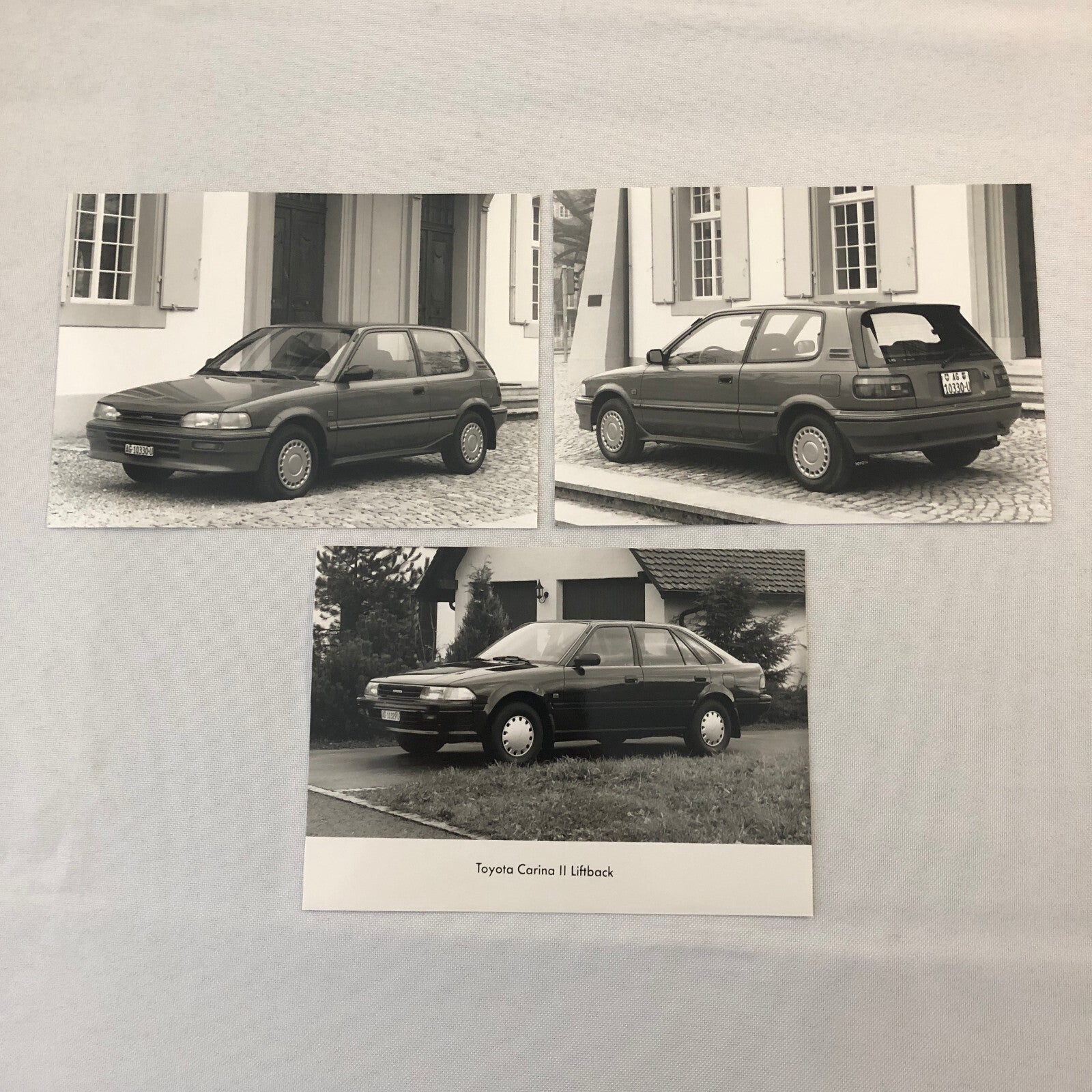1989 Toyota Press Kit German Brochure Starlet Supra Carina Corolla Photos