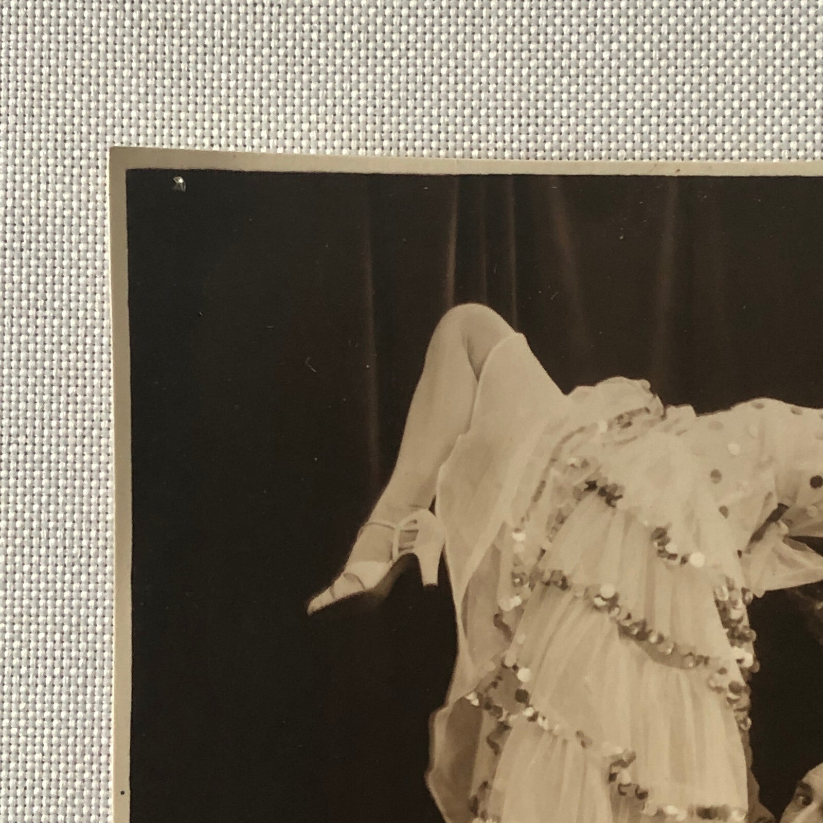 Circus Performer Acrobat Act in Costume Dance Vintage Photo Photograph