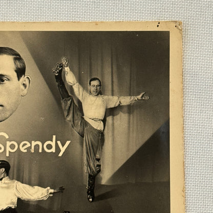 Vintage Roller Skating Skate Dancer Act Postcard Post Card Harald Spendy GERMAN