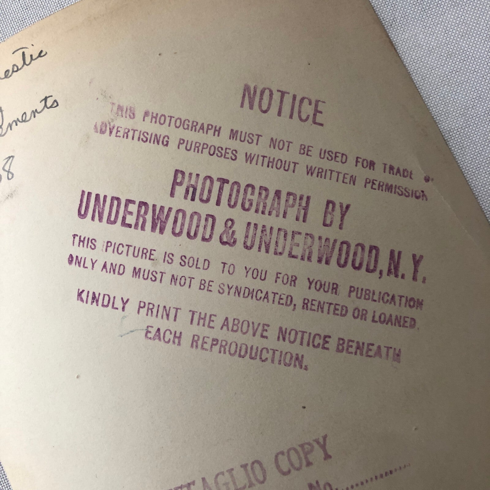 Press Photo Photograph Society Girl Engagement to Newspaper Columnist 1925 NY