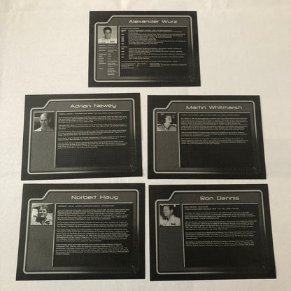 West McLaren Mercedes Press Kit Brochure Photos Mika Hakkinen David Coulthard +