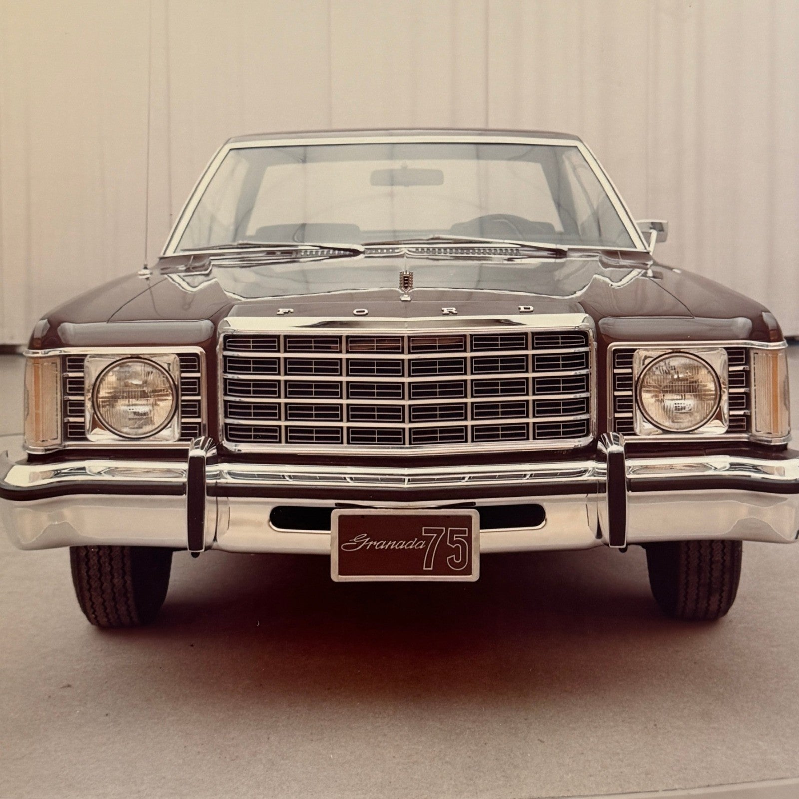 1975 Ford Granada Sedan Car Photo Photograph Print Vintage
