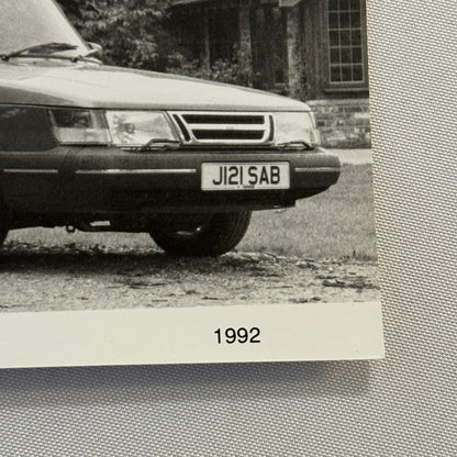 1992 Saab 900 XS Car Automobile Factory Photo Photograph Print Vintage