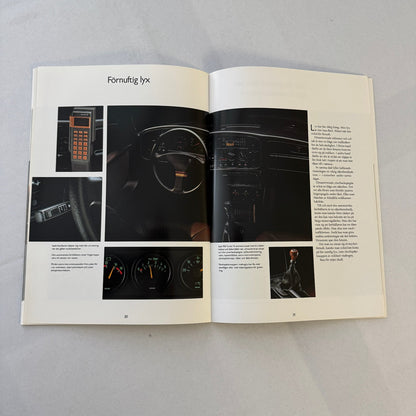 1990 Saab 900 Car Sales Brochure Catalog Saab 900 Cabriolet Turbo Aero SWEDISH
