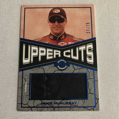 2010 Wheels Uppercuts Jamie McMurray Firesuit Relic Card /75 NASCAR