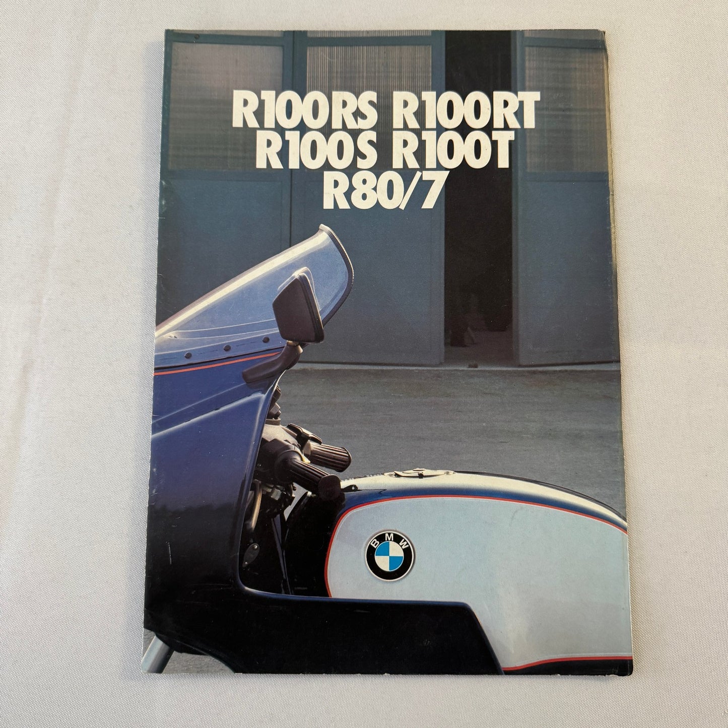 Vintage BMW Motorcycle Bike Brochure R100RS R100RT R100S R100T R80/7 GERMAN