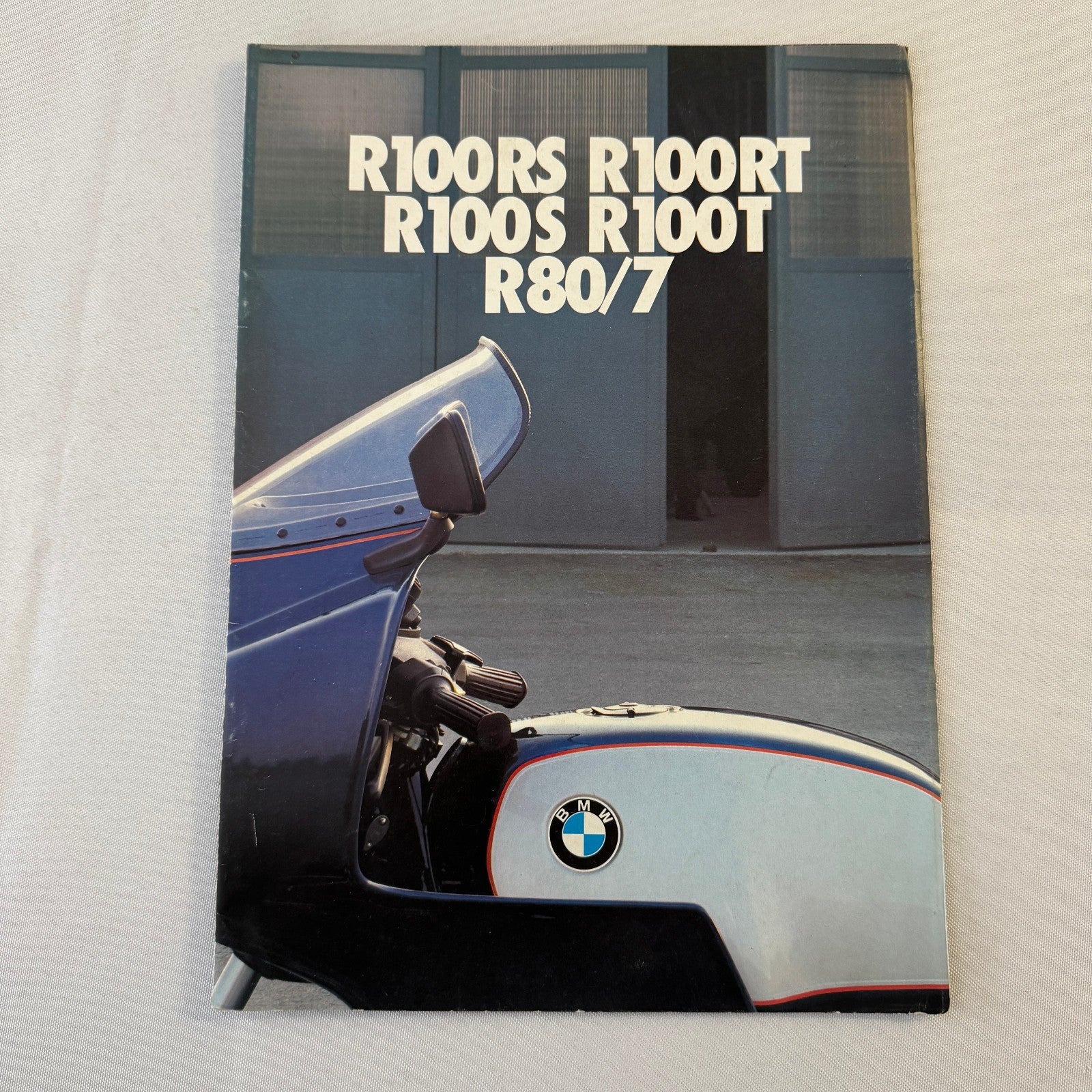 Vintage BMW Motorcycle Bike Brochure R100RS R100RT R100S R100T R80/7 GERMAN