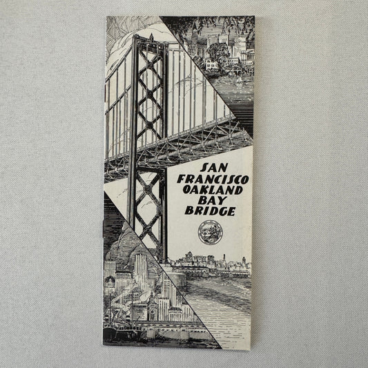 Vintage San Francisco Oakland Bay Bridge Construction Engineering Brochure