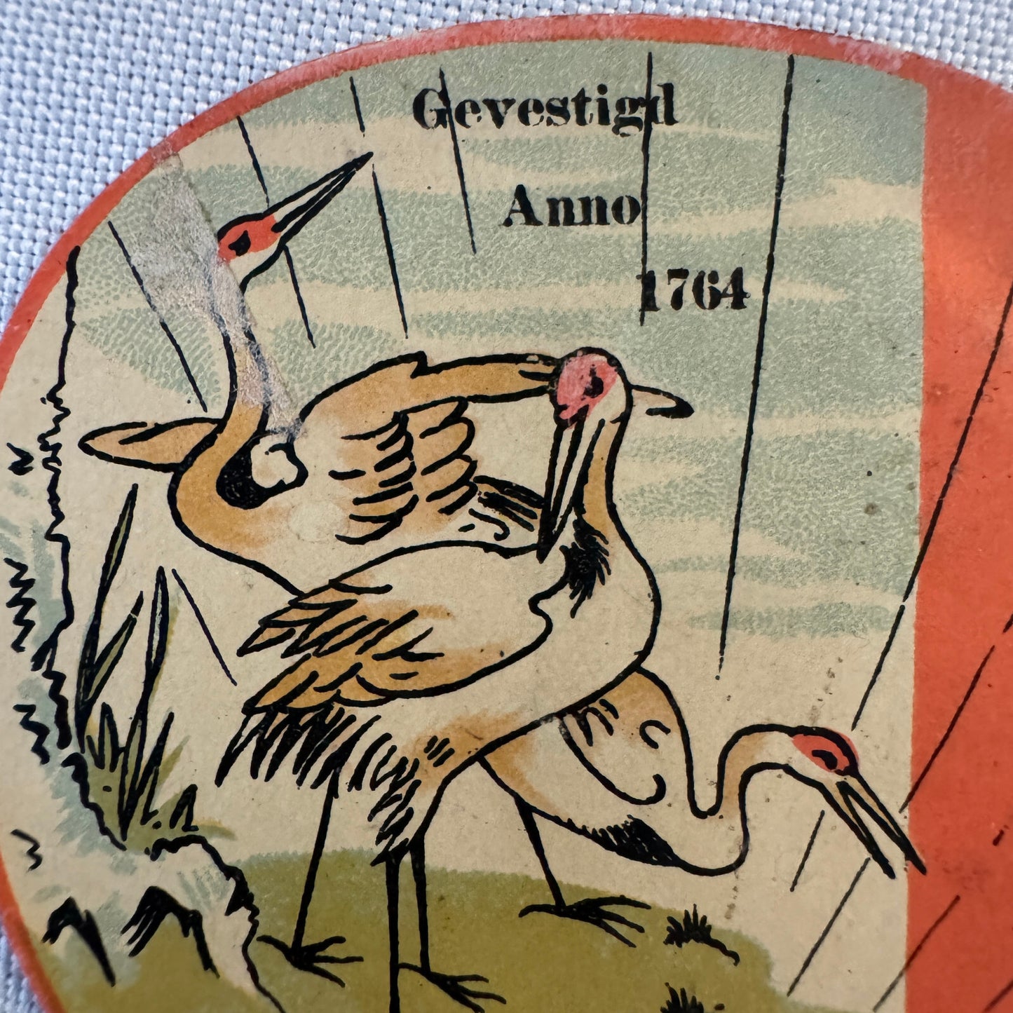 Vintage Trade Card Amsterdam Netherlands Dutch Birds