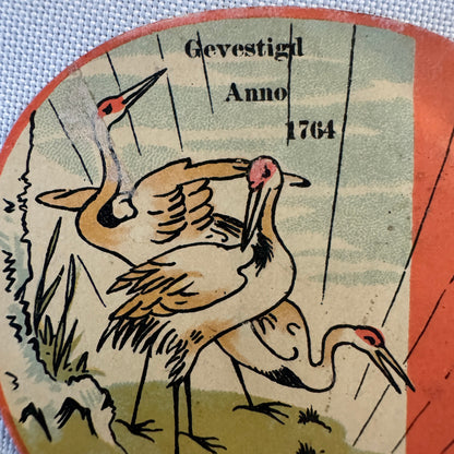 Vintage Trade Card Amsterdam Netherlands Dutch Birds