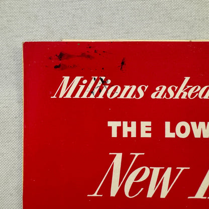 Hudson Pacemaker Car Sales Brochure Catalog Advertising Convertible Coupe Sedan