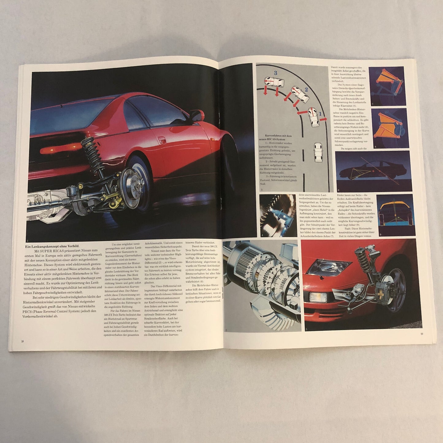 Nissan 300ZX Twin Turbo Sales Brochure Catalog German Text European 300 ZX Z