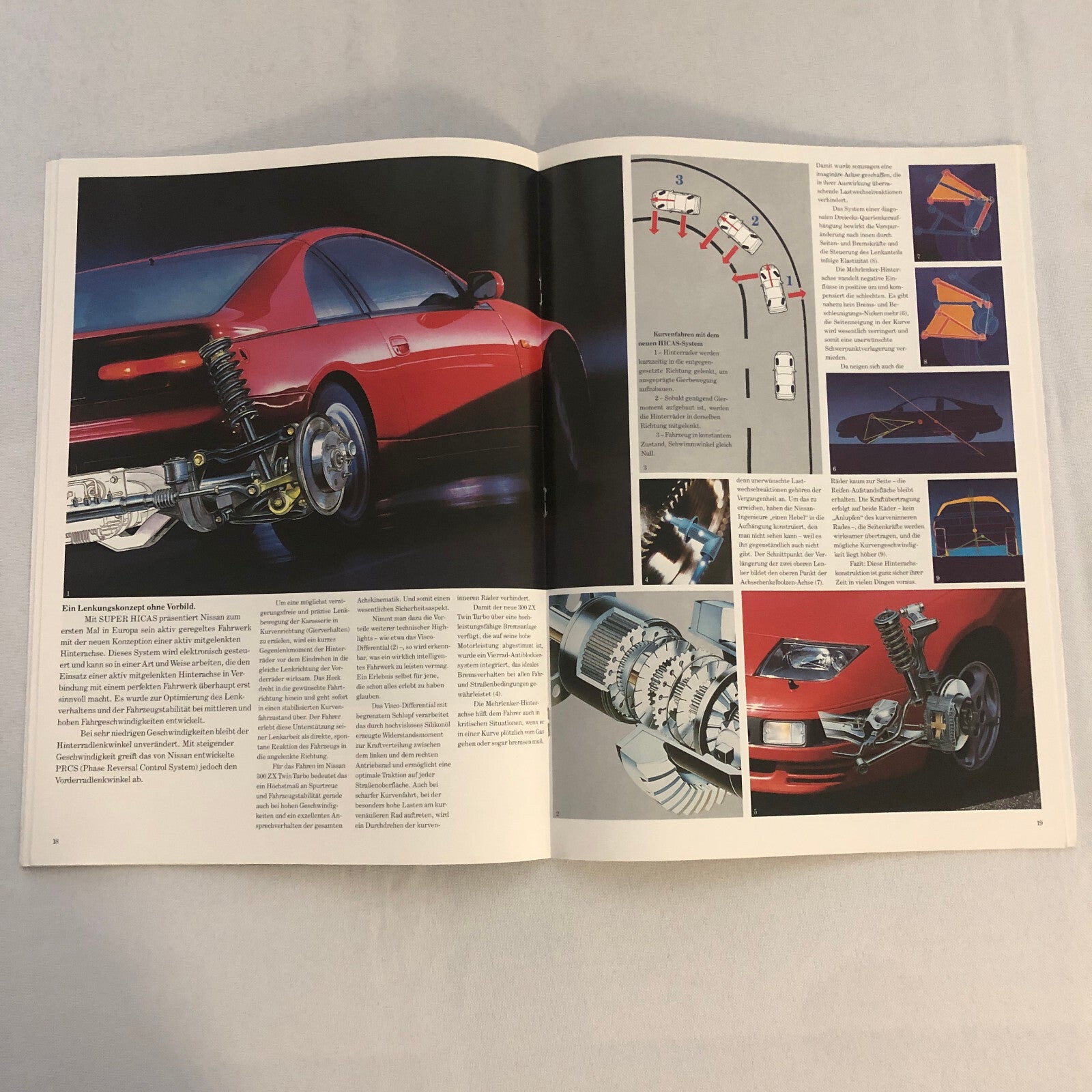 Nissan 300ZX Twin Turbo Sales Brochure Catalog German Text European 300 ZX Z