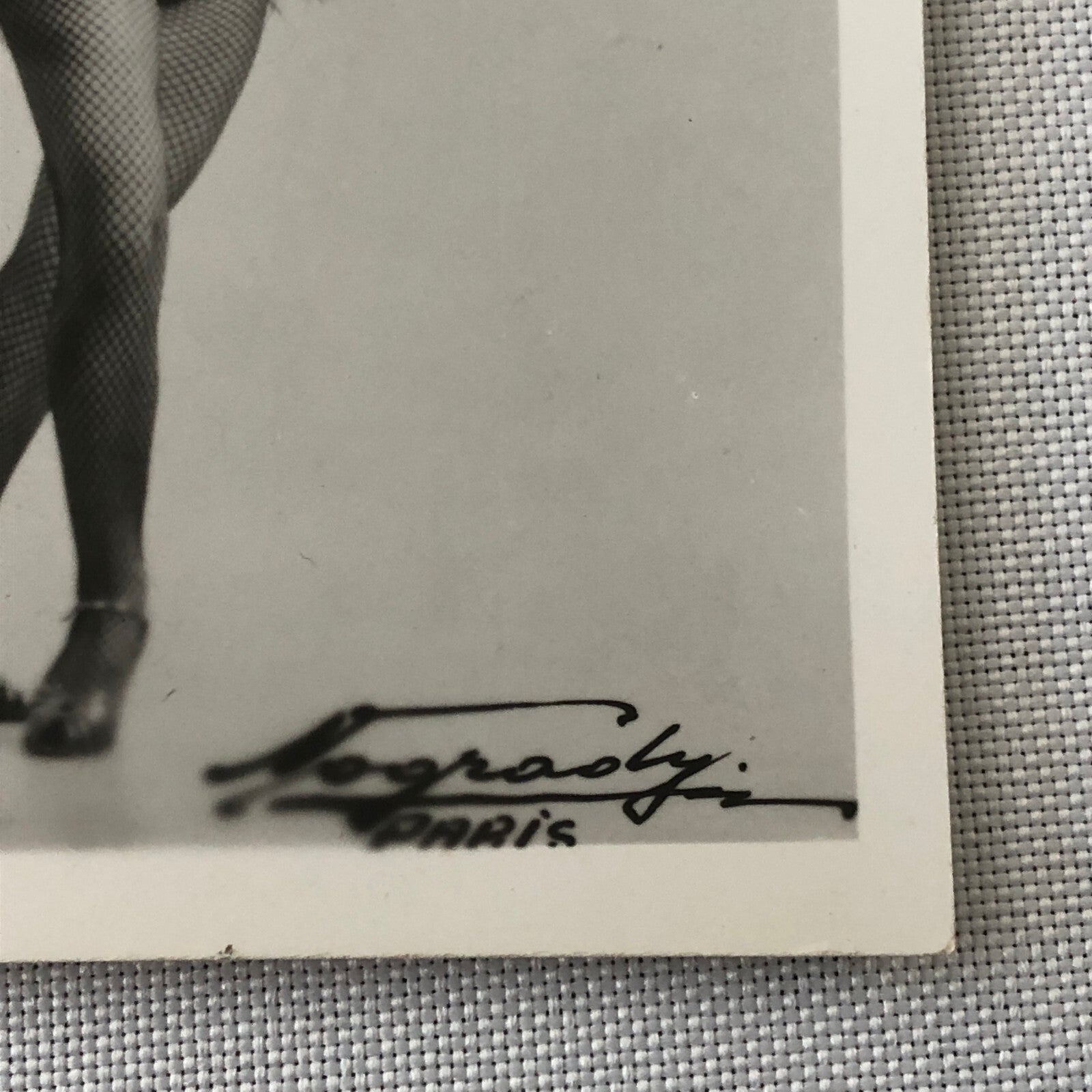 Circus Performers with Bicycle Photo Photograph Vintage 2 Heinkes