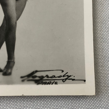 Circus Performers with Bicycle Photo Photograph Vintage 2 Heinkes