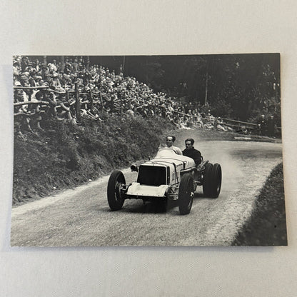 Vintage Racing Photo Vauxhall Villiers Car Raymond Mays Shelsley Walsh