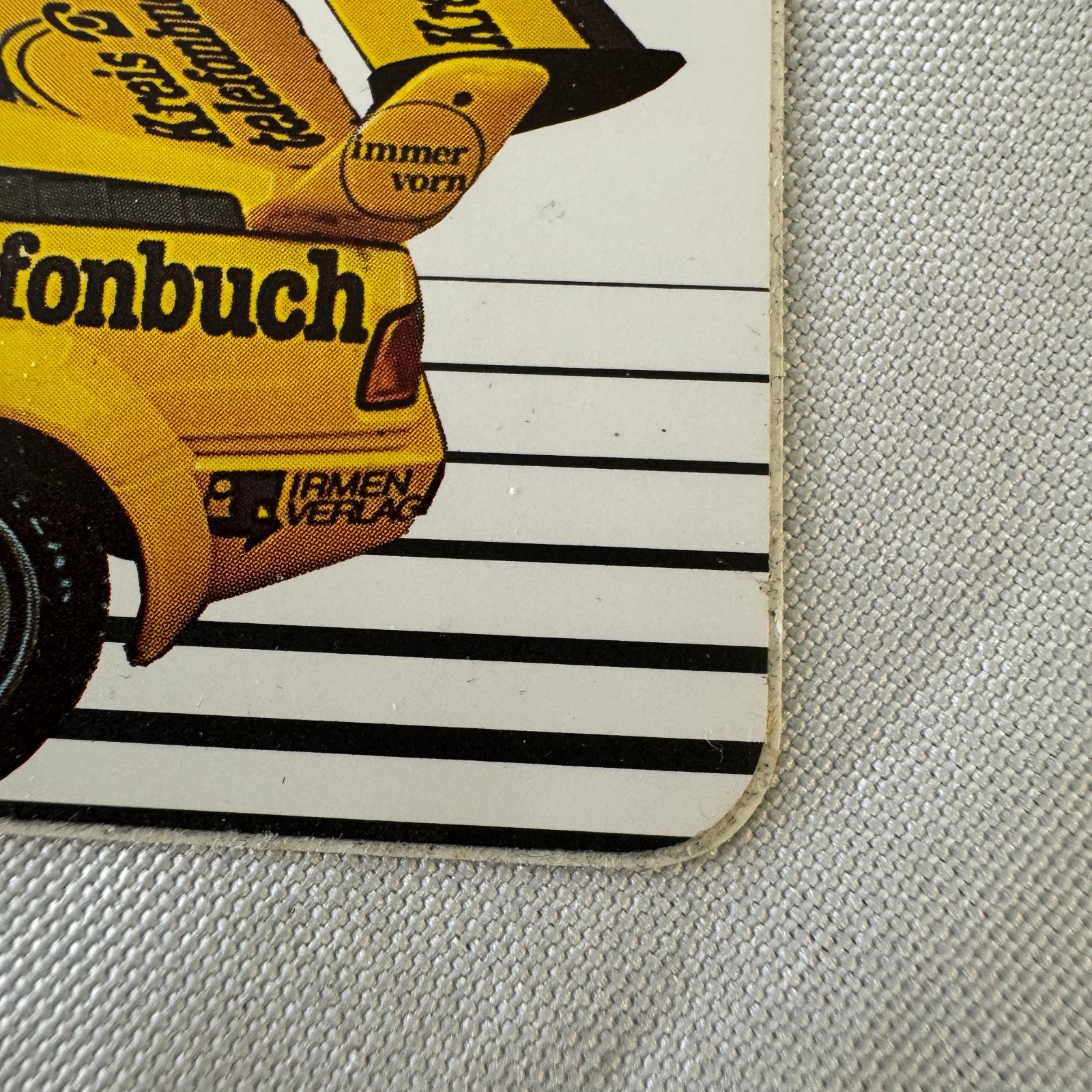 Vintage BMW M1 Racing Car Team Winkelhock Decal Sticker Kreistelefonbuch German
