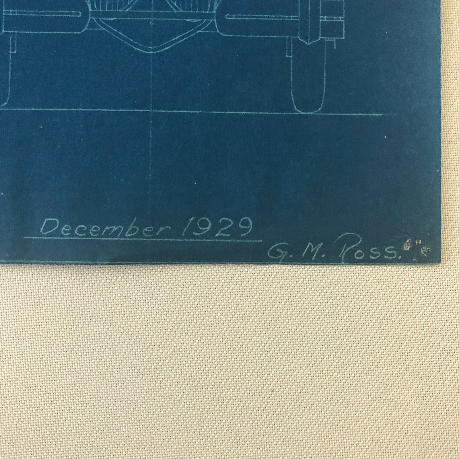 1929 Coachbuilder Car Design Blueprint Rendering Blue Print Limousine Body Style