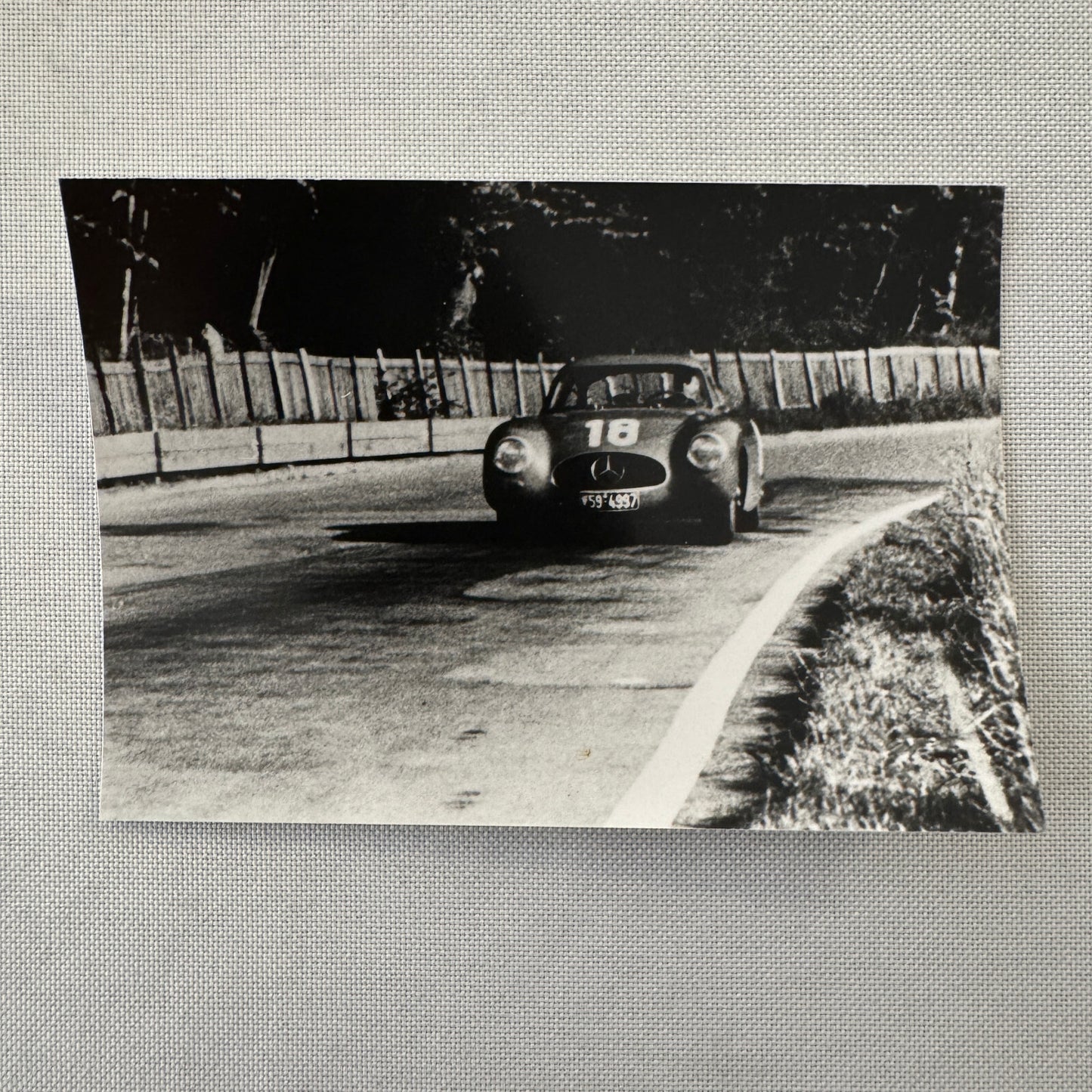 Mercedes Benz 300 SL Racing Car Photo Photograph Karl Kling 1952
