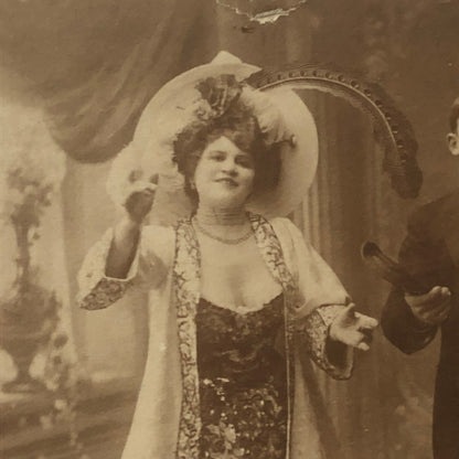 Circus Act Postcard Post Card Vintage Real Photo Postcard RPPC