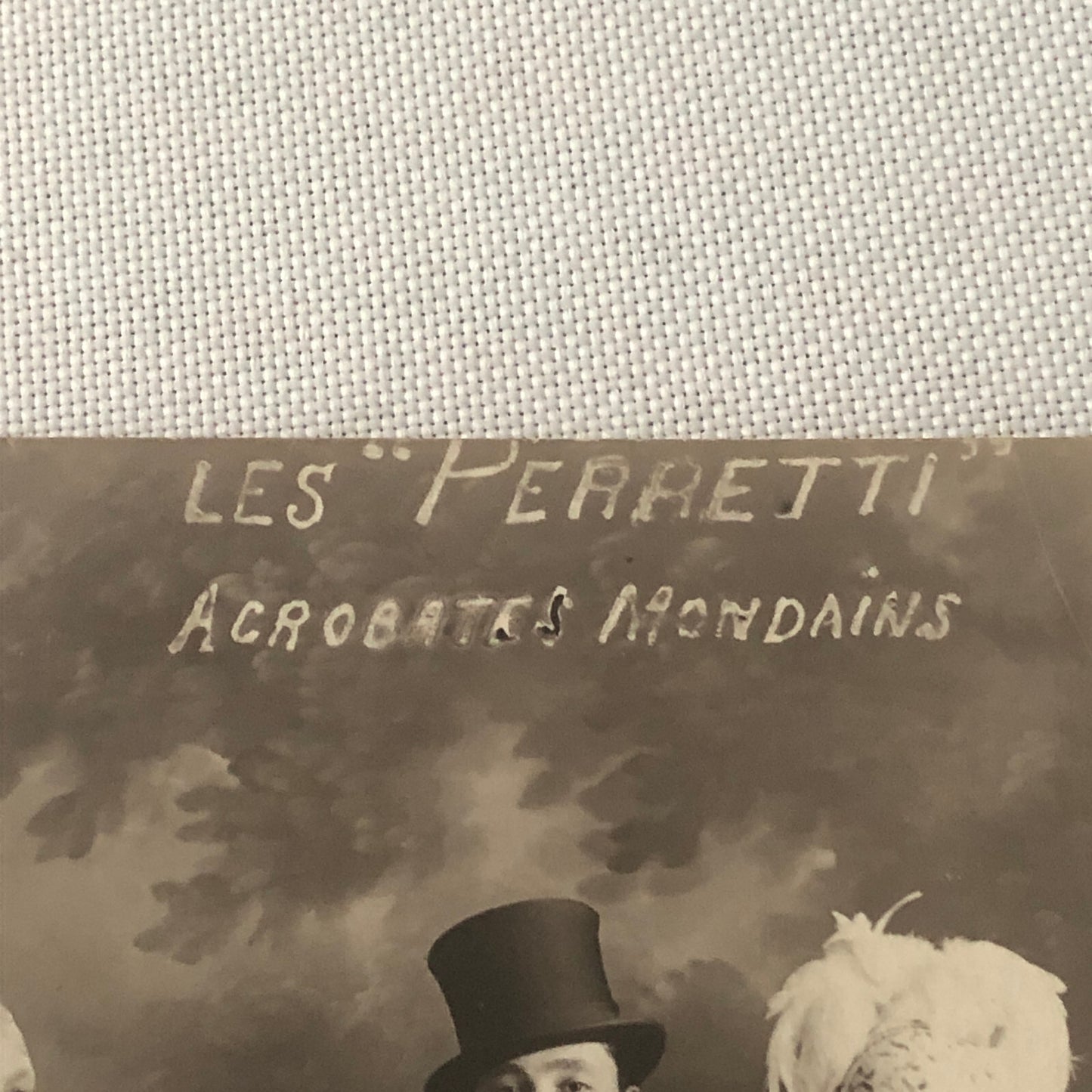 Circus Performer Acrobat Acrobatic Act Photo Photograph Vintage Les Perretti