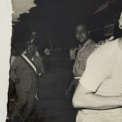 Vintage Racing Driver Photo Photograph Unidentified