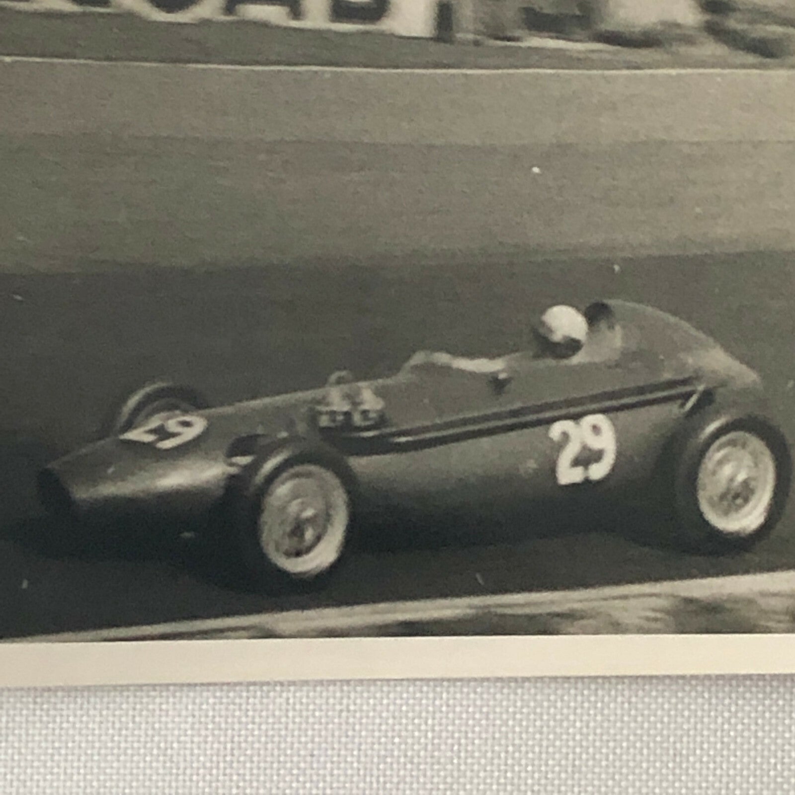 Vintage Racing Car Photo Photograph Print Motorsport