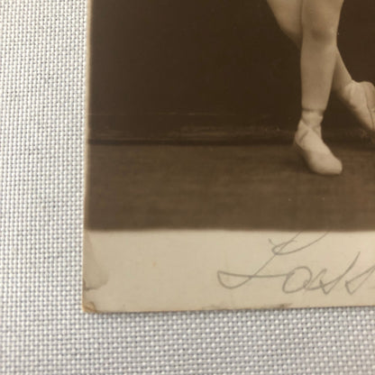 Circus Performer Dancer Acrobat Real Photo Postcard RPPC Post Card Vintage