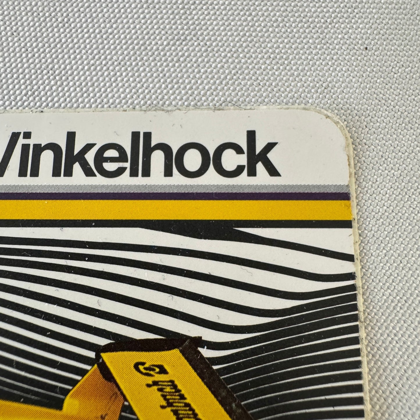 Vintage BMW M1 Racing Car Team Winkelhock Decal Sticker Kreistelefonbuch German