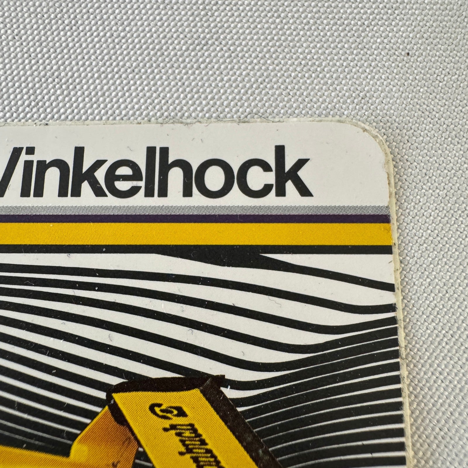 Vintage BMW M1 Racing Car Team Winkelhock Decal Sticker Kreistelefonbuch German