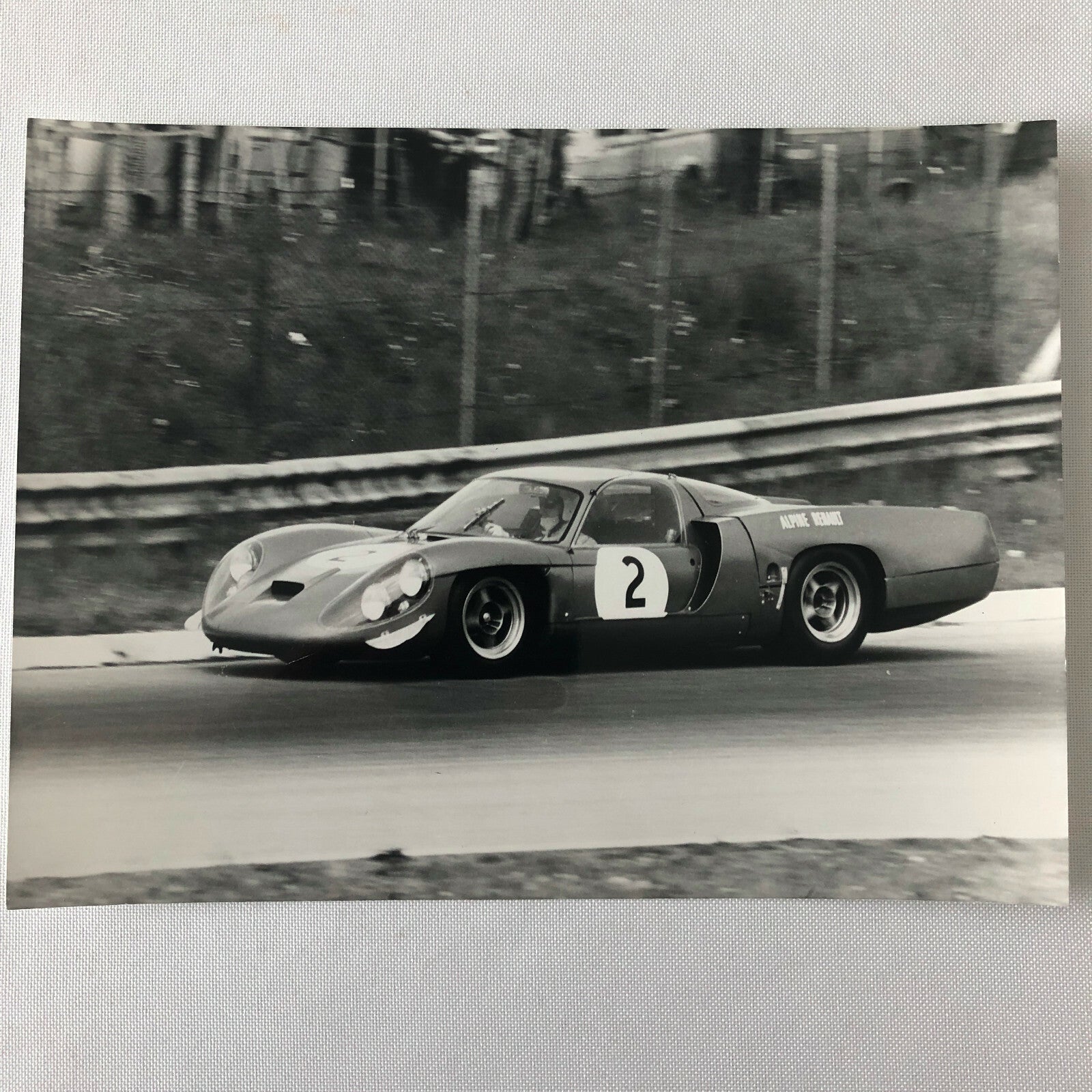 Vintage 1968 Renault Alpine 3000 V8 Racing Photo Photograph Mauro Bianchi Monza