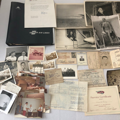 United Airlines Dispatcher Aviation 40 Year Archive License Photographs Ephemera