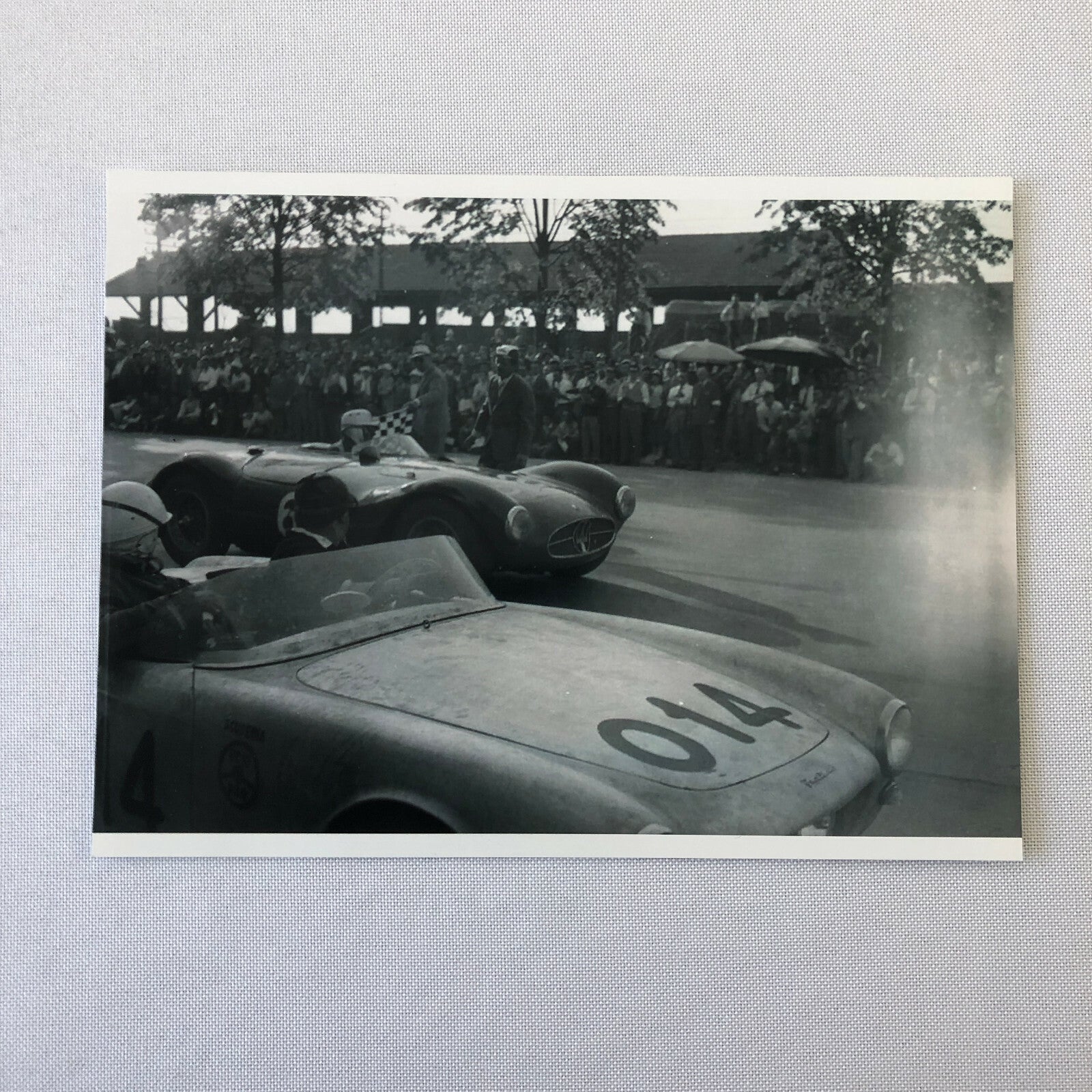 Vintage Racing Photo Photograph - Modern Era Print - Maserati Car + 