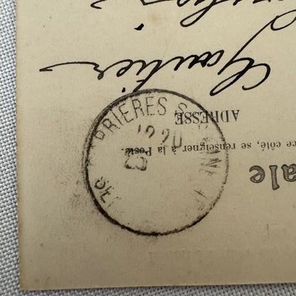 Vintage Zeppelin Airship Dirigible Postcard French Military Hangar Paris