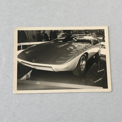 Vintage Opel CD Concept Car Automobile at Auto Show Photo Photograph Lot of 2