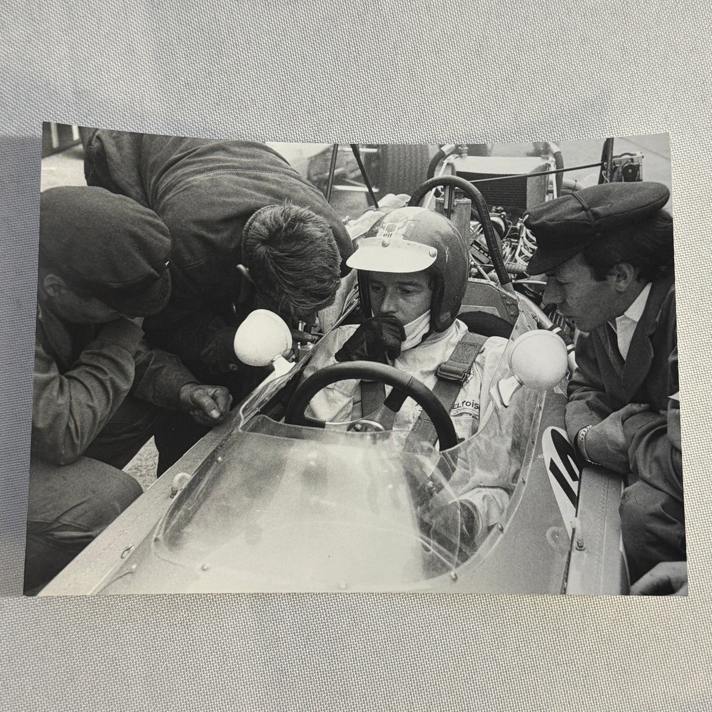 Vintage Racing Photo Jean-Pierre Beltoise JP Beltoise Driver 1968 German GP