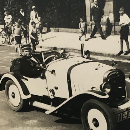 Vintage Parade Car Photo Germany Antique Automobile Photograph Lot of 2