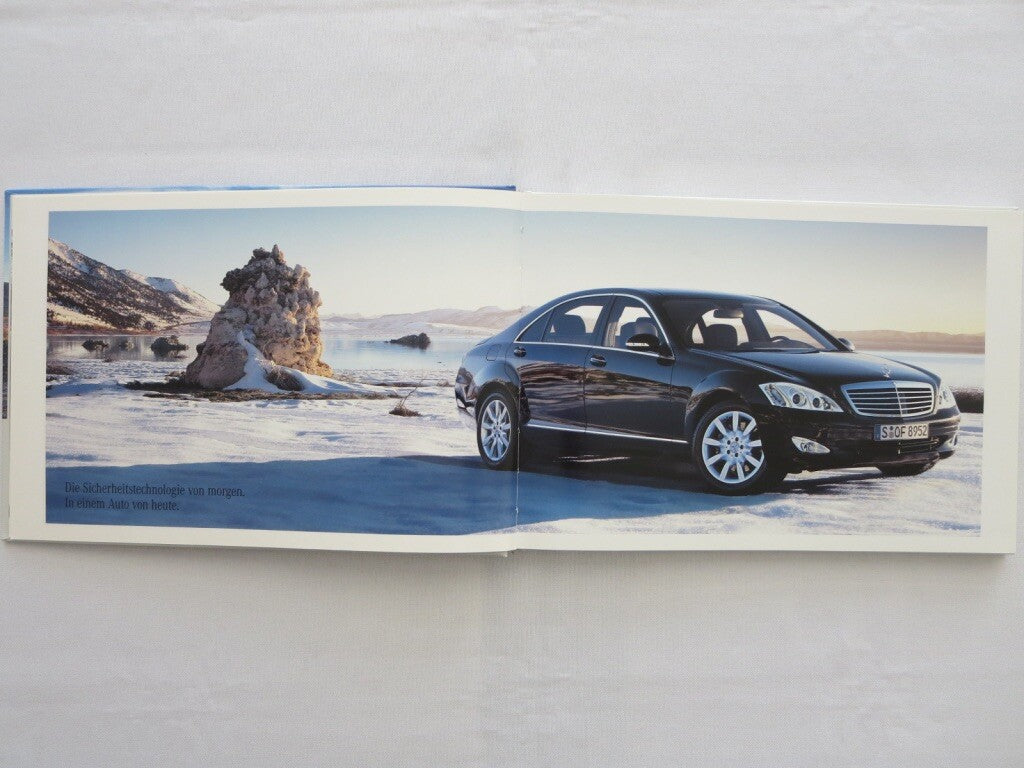 2005 Mercedes S Class Hardbound Sales Brochure Catalog GERMAN TEXT AMG 350 500