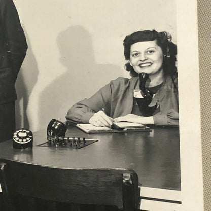 Vintage Photo Photograph Telephone Switchboard Operators