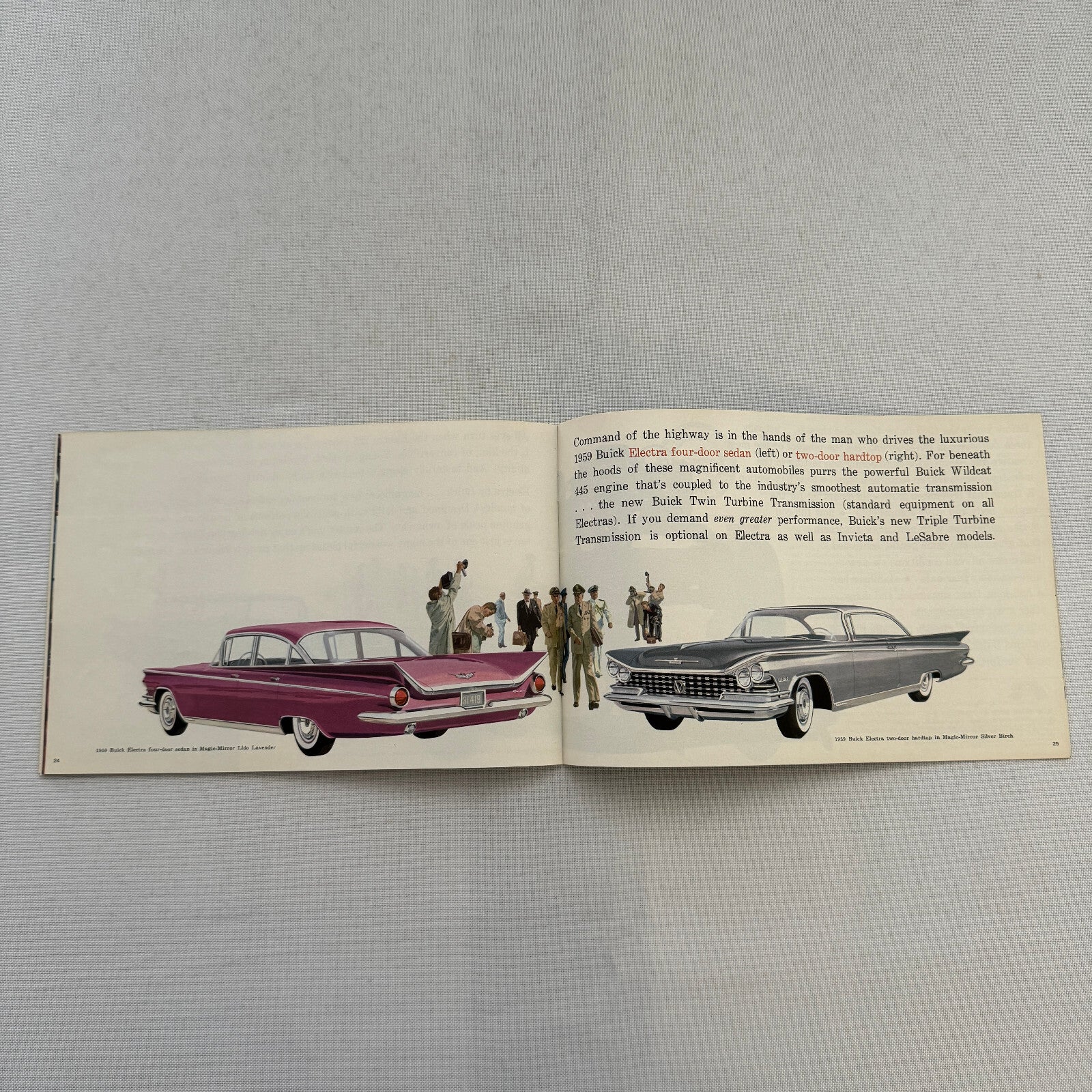 1959 Buick Car Sales Brochure Catalog LeSabre Invicta Electra 225