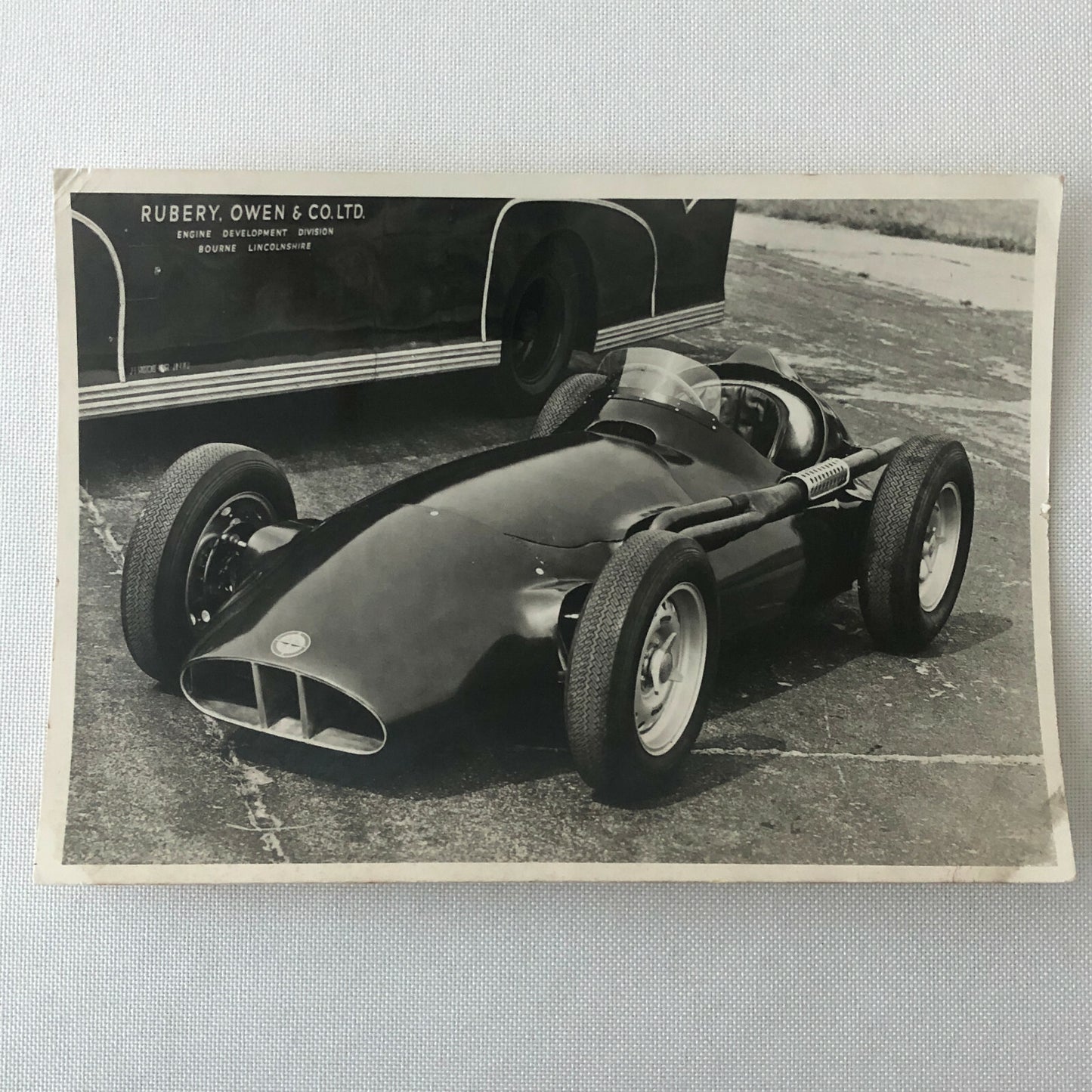 Vintage Racing Car Photograph Photo Print - BRM Car ? 